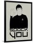 Spock You-David Brodsky-Framed Art Print