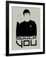 Spock You-David Brodsky-Framed Art Print