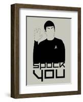 Spock You-David Brodsky-Framed Art Print