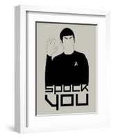 Spock You-David Brodsky-Framed Art Print