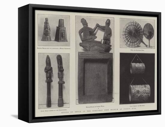 Spoils of Benin in the Horniman Free Museum at Forest Hill-null-Framed Stretched Canvas