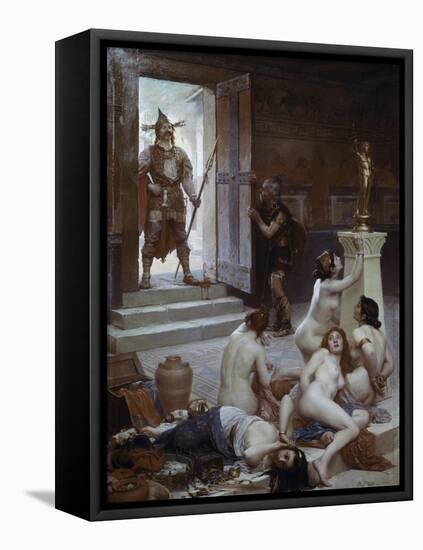 Spoils of the Battle, c.1893-Paul Joseph Jamin-Framed Stretched Canvas