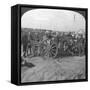 Spoils of War, Gun and Stores Captured from the Turks, Palestine, World War I, C1914-C1918-null-Framed Stretched Canvas