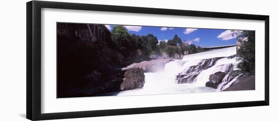 Spokane Falls at Spokane River, Spokane, Washington State, USA-null-Framed Photographic Print