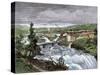 Spokane Falls before the Great Fire, Washington Territory, 1880s-null-Stretched Canvas