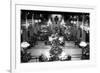 Spokane, WA Davenport Hotel Lobby View Photograph - Spokane, WA-Lantern Press-Framed Premium Giclee Print