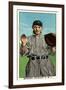 Spokane, WA, Spokane Northwestern League, Brooks, Baseball Card-Lantern Press-Framed Art Print