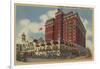 Spokane, WA - View of Davenport Hotel No.2-Lantern Press-Framed Art Print