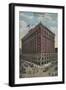 Spokane, WA - View of Davenport Hotel-Lantern Press-Framed Art Print