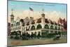 Spokane, Washington, Exterior View of Davenport's Restaurant-Lantern Press-Mounted Art Print