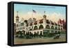 Spokane, Washington, Exterior View of Davenport's Restaurant-Lantern Press-Framed Stretched Canvas