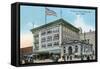 Spokane, Washington, Exterior View of the Crescent Store Building-Lantern Press-Framed Stretched Canvas