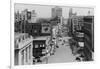 Spokane, Washington - Riverside Avenue Photograph-Lantern Press-Framed Art Print