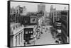 Spokane, Washington - Riverside Avenue Photograph-Lantern Press-Framed Stretched Canvas
