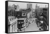 Spokane, Washington - Riverside Avenue Photograph-Lantern Press-Framed Stretched Canvas