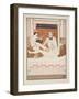 Sponge Bath, Illustration from 'The Works of Hippocrates', 1934 (Colour Litho)-Joseph Kuhn-Regnier-Framed Giclee Print