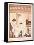 Sponge Bath, Illustration from 'The Works of Hippocrates', 1934 (Colour Litho)-Joseph Kuhn-Regnier-Framed Stretched Canvas