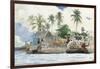 Sponge Fisherman, Bahamas-Winslow Homer-Framed Giclee Print