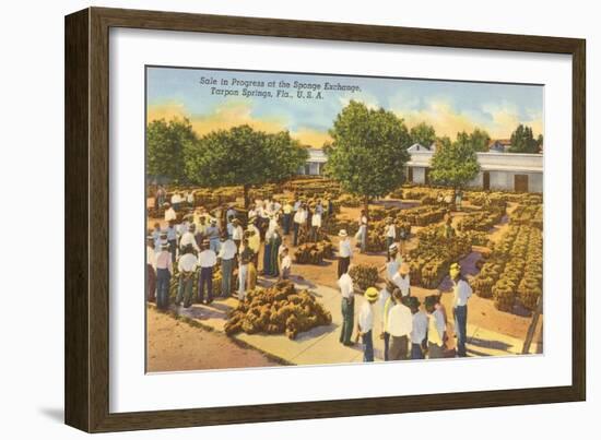 Sponge Market, Tarpon Springs, Florida-null-Framed Art Print