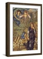 Sponsa De Libano-Edward Burne-Jones-Framed Art Print