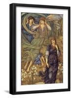 Sponsa De Libano-Edward Burne-Jones-Framed Art Print