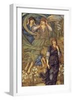 Sponsa De Libano-Edward Burne-Jones-Framed Art Print