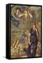 Sponsa De Libano-Edward Burne-Jones-Framed Stretched Canvas