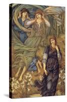 Sponsa De Libano-Edward Burne-Jones-Stretched Canvas