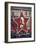 Spontaneous Demonstration After Military May Day Parade, Red Flags and Portraits of Marx and Lenin-Howard Sochurek-Framed Photographic Print