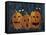 Spooky Eyes Halloween Pumpkins-sylvia pimental-Framed Stretched Canvas