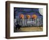 Spooky Path Jack O Lantern Pumpkins-sylvia pimental-Framed Art Print