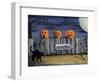 Spooky Path Jack O Lantern Pumpkins-sylvia pimental-Framed Art Print