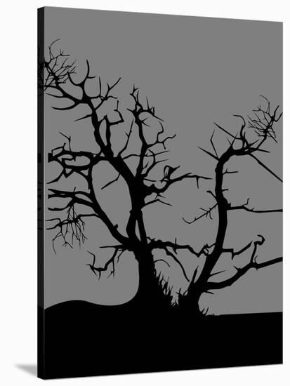 Spooky Tree Joanne Paynter-Joanne Paynter Design-Stretched Canvas