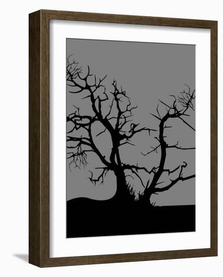 Spooky Tree-Joanne Paynter Design-Framed Giclee Print