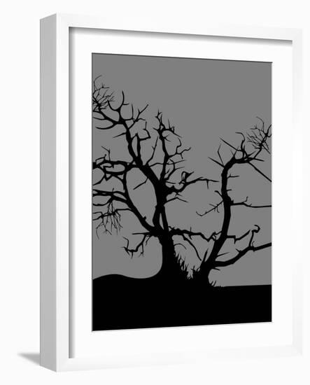 Spooky Tree-Joanne Paynter Design-Framed Giclee Print