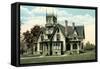 Spooky Victorian House-null-Framed Stretched Canvas