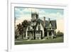 Spooky Victorian House-null-Framed Art Print