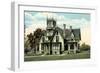 Spooky Victorian House-null-Framed Premium Giclee Print