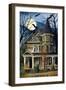 Spooky Yellow House-Debbi Wetzel-Framed Giclee Print