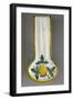 Spoon Rest Decorated with Lemon, Ceramic, Di Liberto Manufacture, Caltagirone, Sicily, Italy-null-Framed Giclee Print