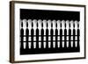 Spoons Abstract: Fence-Jacqueline Hammer-Framed Giclee Print