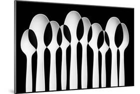 Spoons Abstract: Forest-Jacqueline Hammer-Mounted Photographic Print