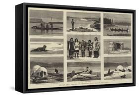 Sport and Travel in Hudson's Bay, North America-Joseph Nash-Framed Stretched Canvas