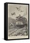 Sport and War, Shooting Partridges from an Armoured Train-William T. Maud-Framed Stretched Canvas