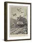 Sport and War, Shooting Partridges from an Armoured Train-William T. Maud-Framed Giclee Print