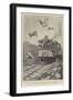 Sport and War, Shooting Partridges from an Armoured Train-William T. Maud-Framed Giclee Print