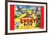 Sport Beer-null-Framed Art Print