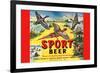 Sport Beer-null-Framed Art Print