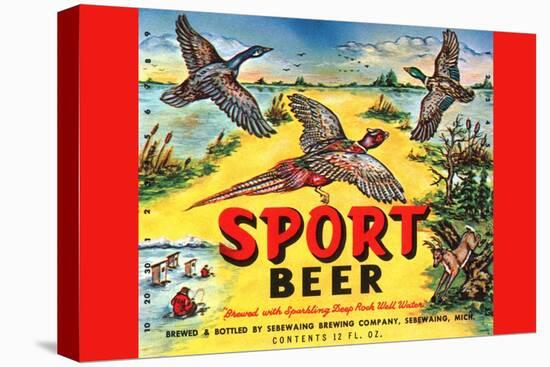 Sport Beer-null-Stretched Canvas