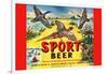 Sport Beer-null-Framed Art Print